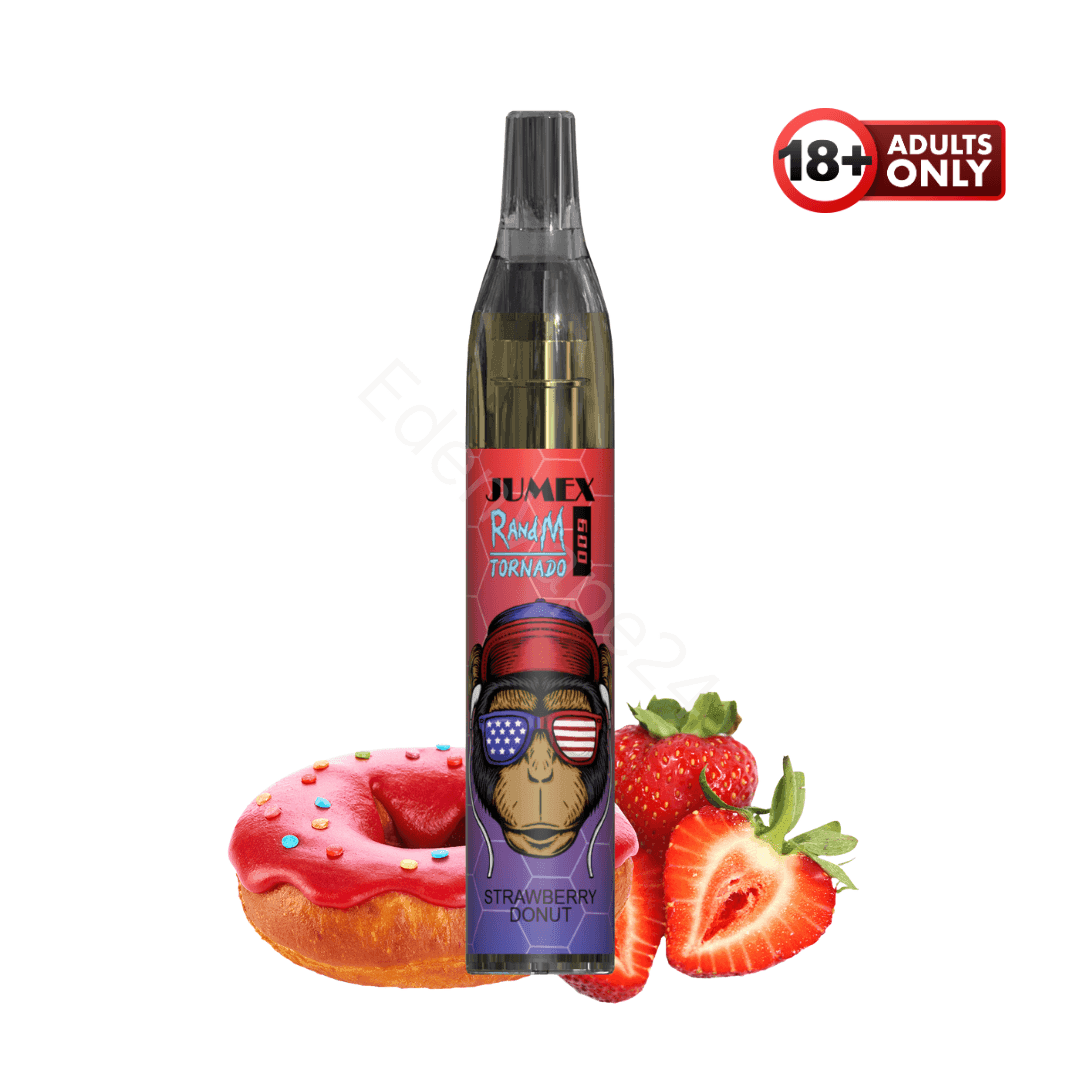 RandM Tornado 600 Fumot Vapes - Strawberry Donut - EdenVape24